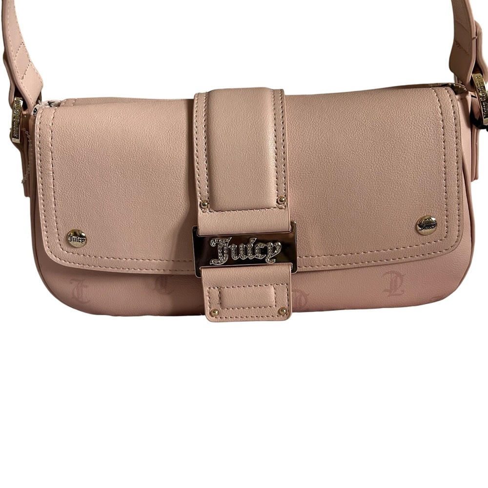 Pink Juicy Couture Handbag Satchel/Top Handle Bag Coin Purse And Shoulder Strap